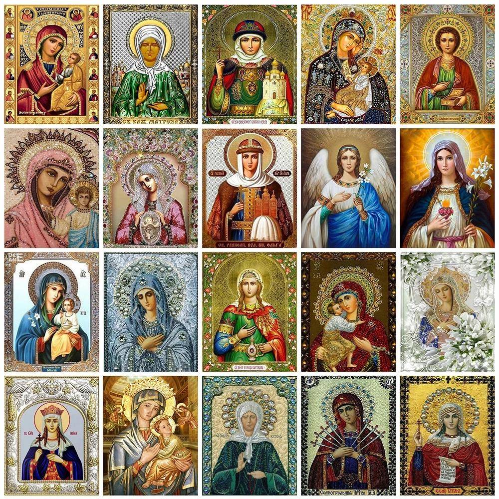 5D Diamond Painting Kit Porait DIY Diamond Brodery Icons Pictures of Rhinestones New Arrival