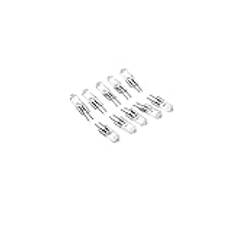 10 PCS G4 JC Typ Halogen glödlampa lampa, 12V 10W 10 Watt varmt vitt ljus 2 stift klar kapsellampa glödlampor