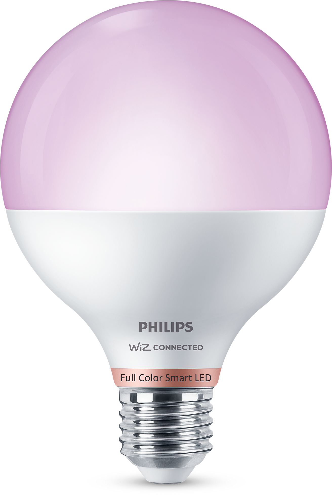 Philips smart led globepære g95 e27 75w color mat dæmpbar