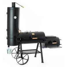 BBQ Stahl Smoker 16 Zoll Chuckwagon mit Räucherkammer Edition 2024