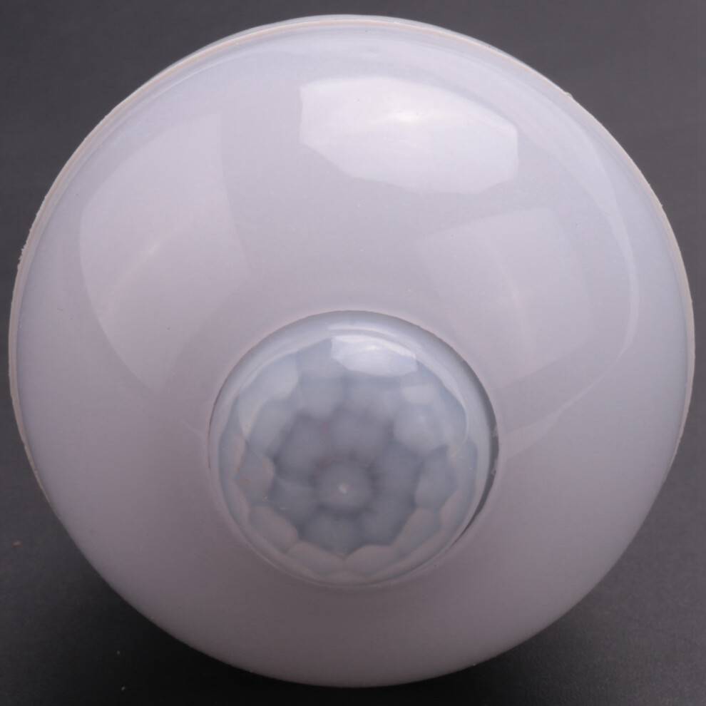2X E27 Led Bulb Light Motion Sensor Light LED PIR Motion Sensor Lamp Globe Bulb Light Lamp, 5W