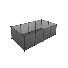 Songmics - Løbegård 143x73x46 (sort)