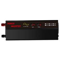 Pure Sine Wave Inverter DC 12V till AC 220V240V 800W Pure Sine Wave Inverter Dual USB Port Kylning 220V-240V svart