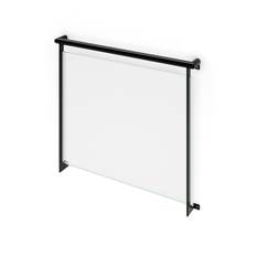 PE Creative Olle Franska Balkong med överliggare 1550 mm bredd - Svart