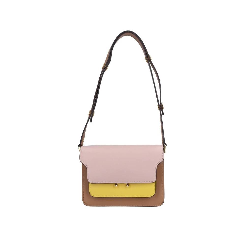 Marni Multifarvet Stilfuld Skuldertaske - Tasker - Dame - Flerfarvet - ONE SIZE - Uld