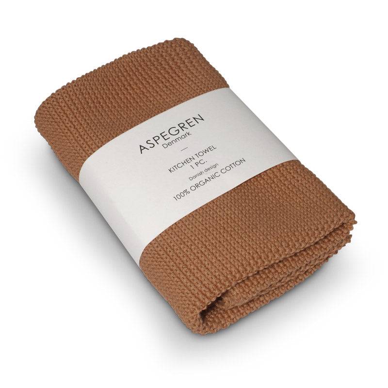 Knitted Kitchen Towel – Solid – Cafe Creme - 40x50 cm / Set of one