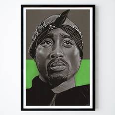 Retro & Vintage Poster: Tupac av Dennis Deep