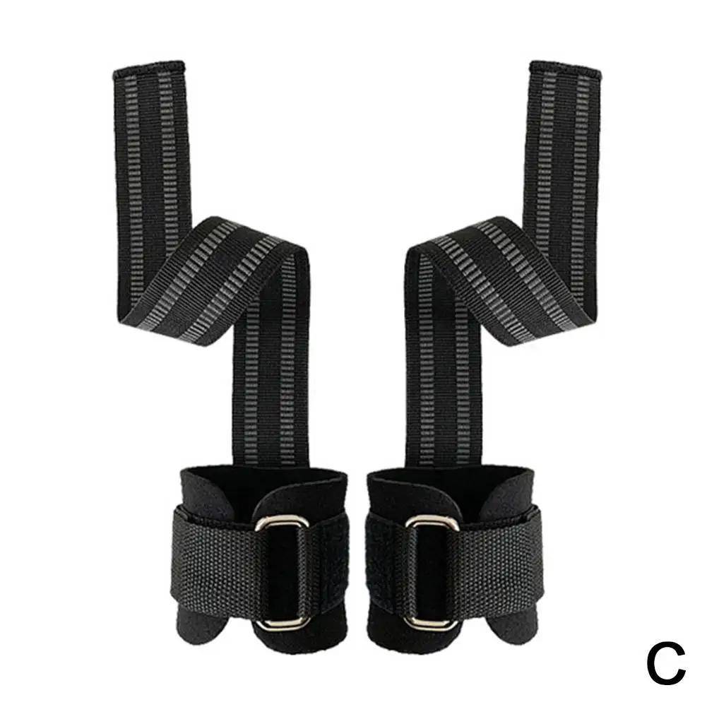 Silicone Weightlifting Straps Anti-Slip Lifting Wrist Wrist Crossfit Strength Grips Support Straps Hand Deadlifts Training