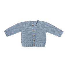 Smallstuff Cardigan - Strik - Uld - Blue - Smallstuff - 92/98 - Cardigan
