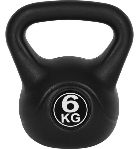 Northix Kettlebell 6 Kg For Exercise, Dumbbell, Weight Ball, Fitness Load, Modernhome Träningsutrustning Black - 6 kg