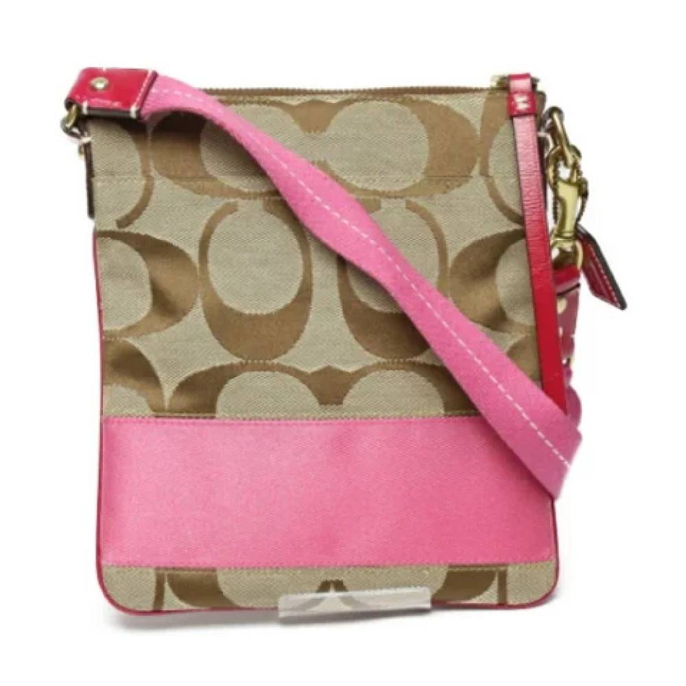 Coach Pre-owned Pre-owned Stof skuldertasker - Vintage - Dame - Flerfarvet - ONE SIZE - Uld