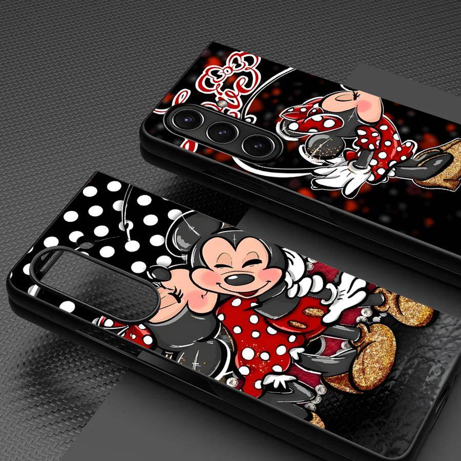 Bakre mobilskal för Samsung Galaxy ZFold5 ZFold6 ZFold3 ZFold7 ZFold4 Z Fold 7 6 5 4 3 Tecknad Musse Pigg