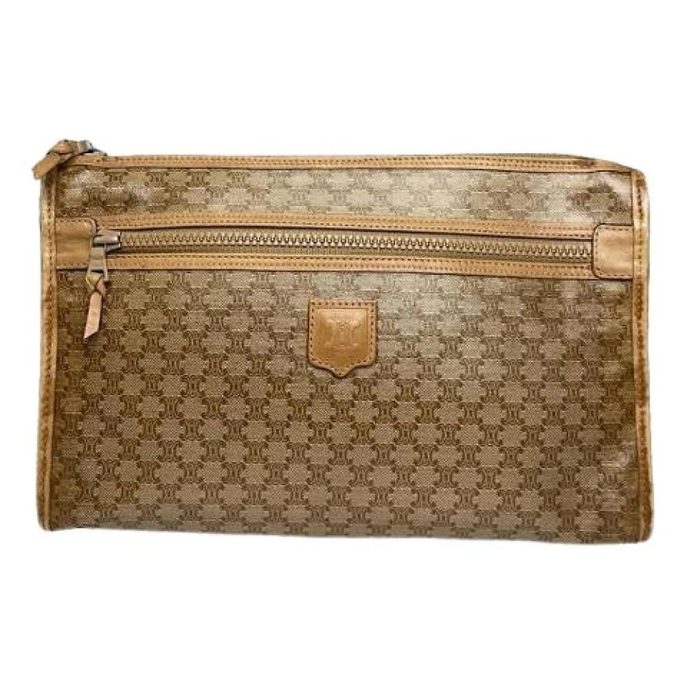 Celine Vintage Pre-owned Vintage Clutch - Vintage - Dame - Brun - ONE SIZE - Læder