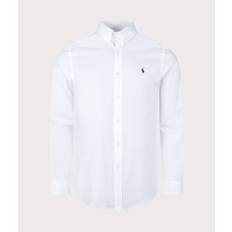 Slim Fit Striped Stretch Poplin Shirt - L / 002 White / 710928254