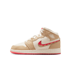 Air Jordan 1 Mid SE-sko til større børn - brun - 39