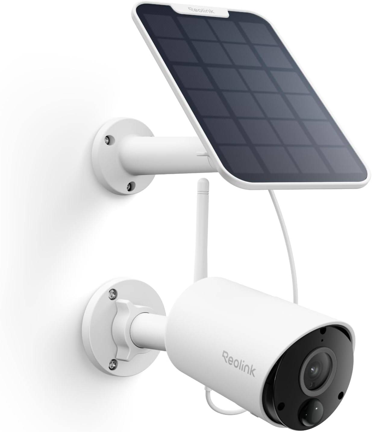 Reolink Argus Outdoor Security 5 Surveillance Rechargeable Network AI Night Compatible with IP65 and Includes a Solar Panel Eco+SP Solar-Powered vit