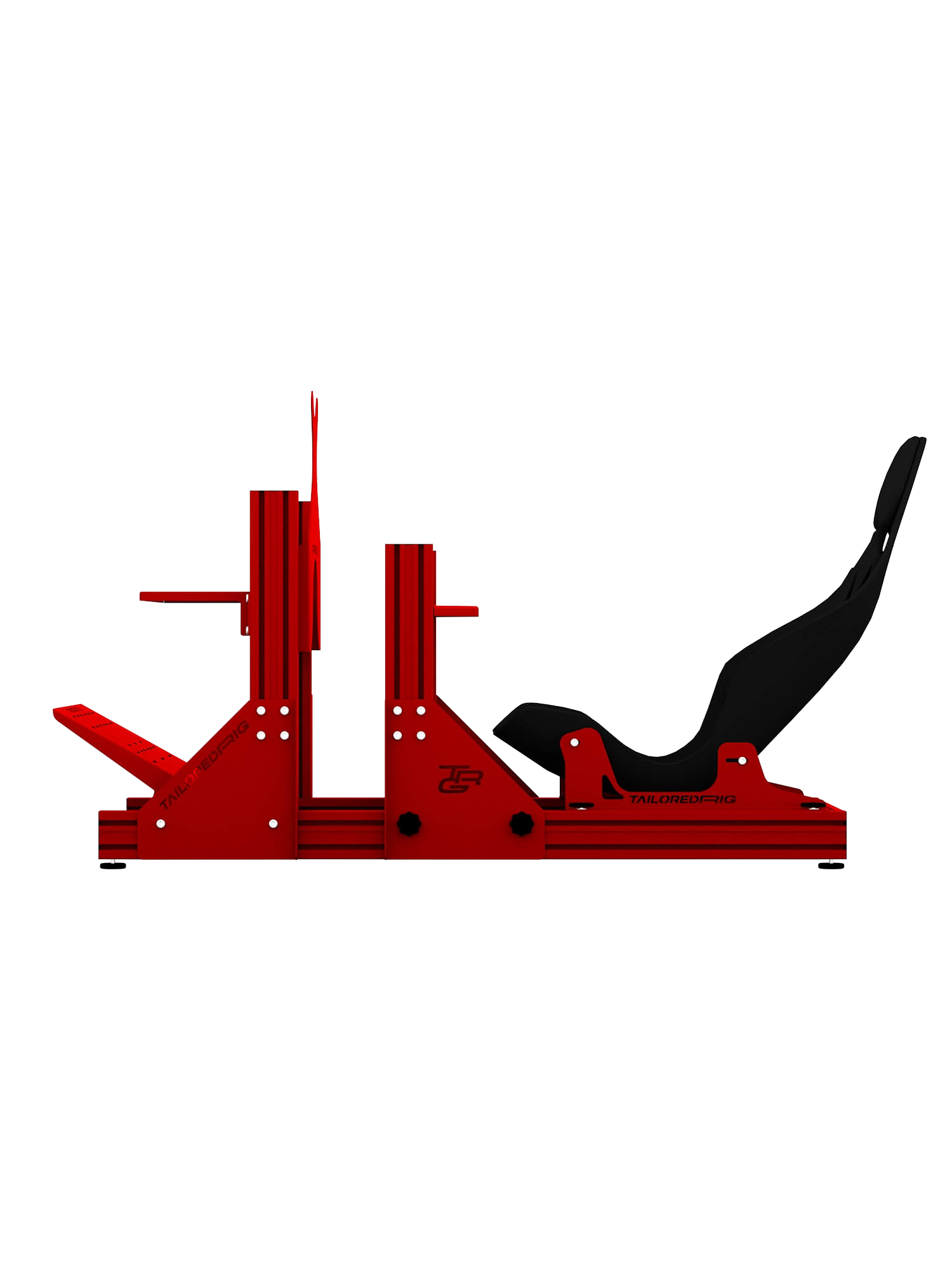 Sim Rig SRR3000 - Rosso Corsa Rot (RAL 3000) / Ja / Side Mount - DD1 + DD2