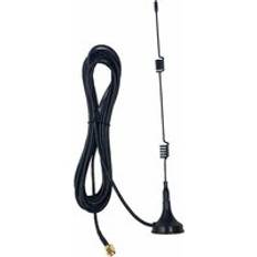 2.4 ghz wifi antenn sma hankontakt 5 dbi 2.4 ghz antenn magnetisk bas suger antenn 3 meter förlängningskabel wifi router