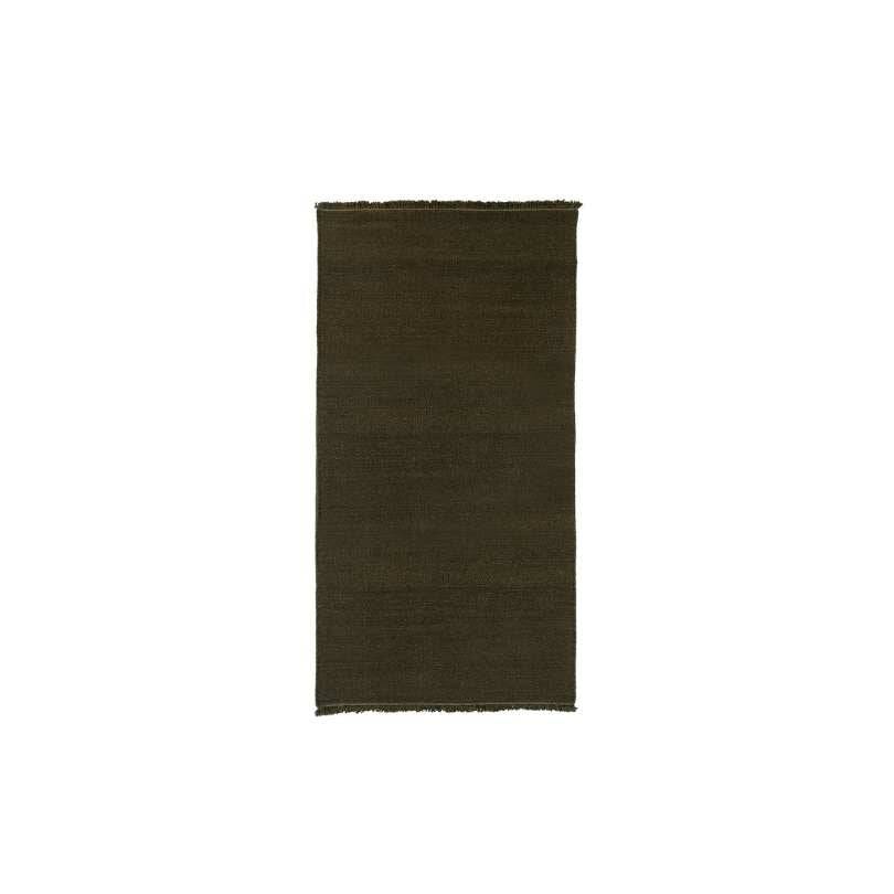 LOUISE ROE Found Rug 01 Gulvtæppe 90x180, Moss Green.