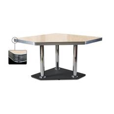 Hörnbord diner (I bås) (Färg: ANTIK VIT)