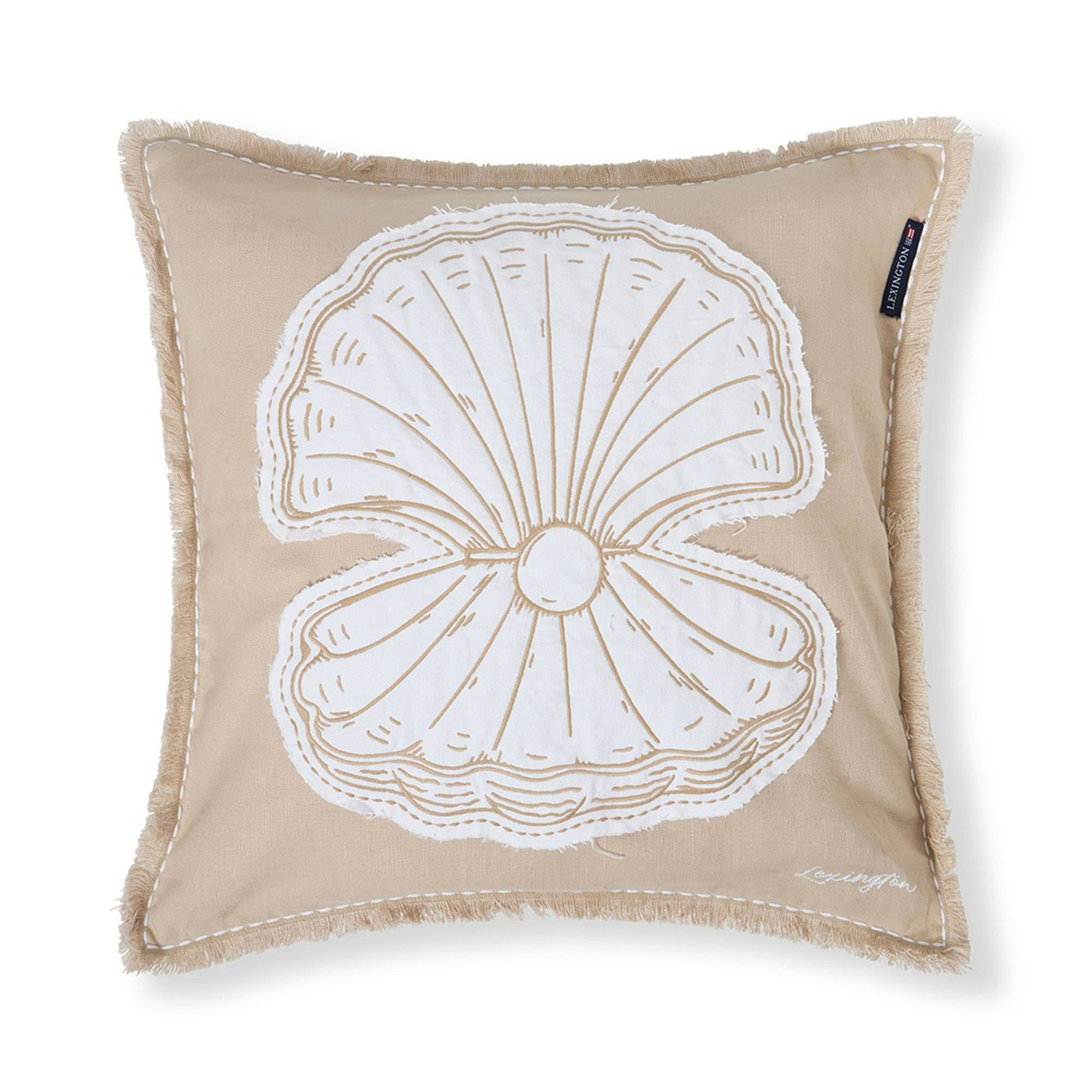 Lexington Kudde 50x50 Cm Beige - Prydnadskuddar & Fodral Bomull Vit - 12624103-2600-SH25