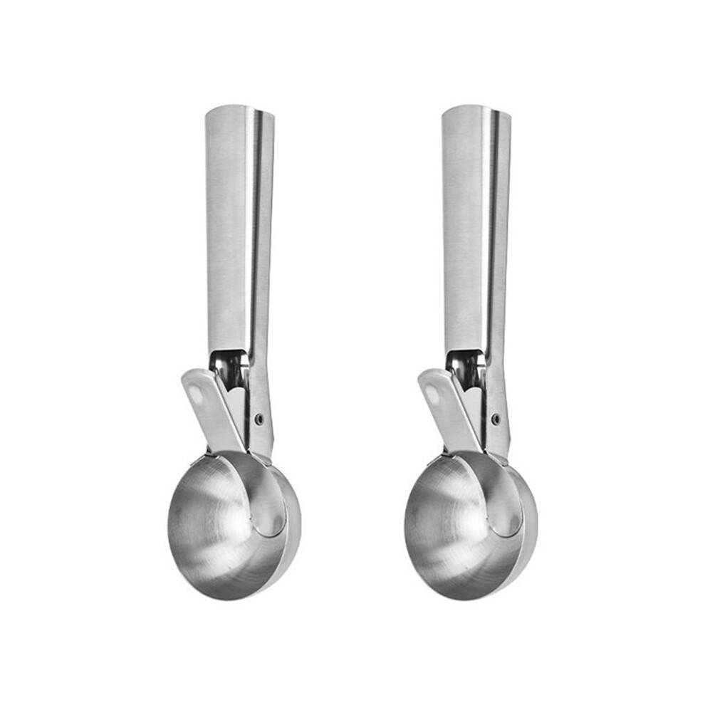 Ice Cream Scoop, Ice Cream Scoop with Trigger Comfortable Handle, Ice Cream Scoop Stainless Steel L