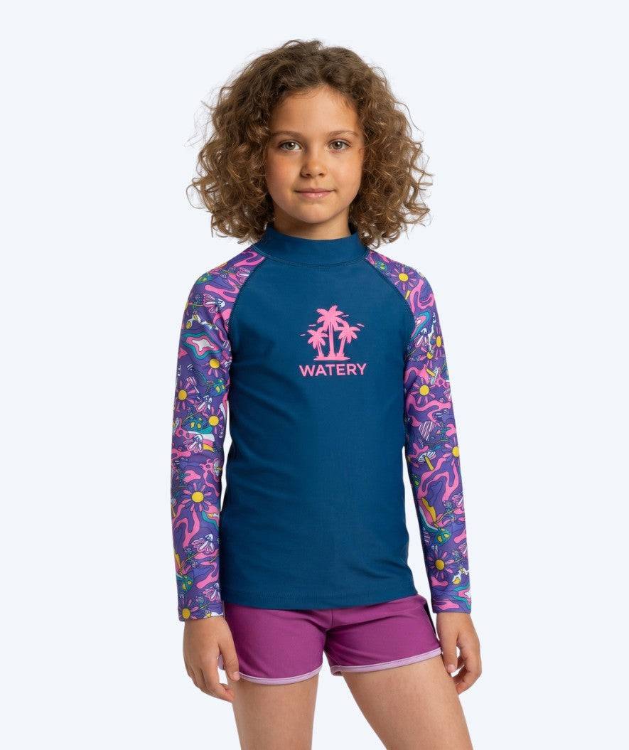 Watery UV-tröja för barn - Osiris Långärmad Rashguard - Multifärgad/mörkblå