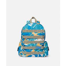 Stella McCartney - Camouflage Pattern Backpack, Woman, Blue