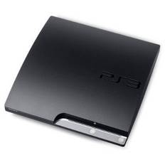 Sony PlayStation 3 Slim (PS3 Slim) | 160 GB HDD | DualShock Wireless Controller | svart