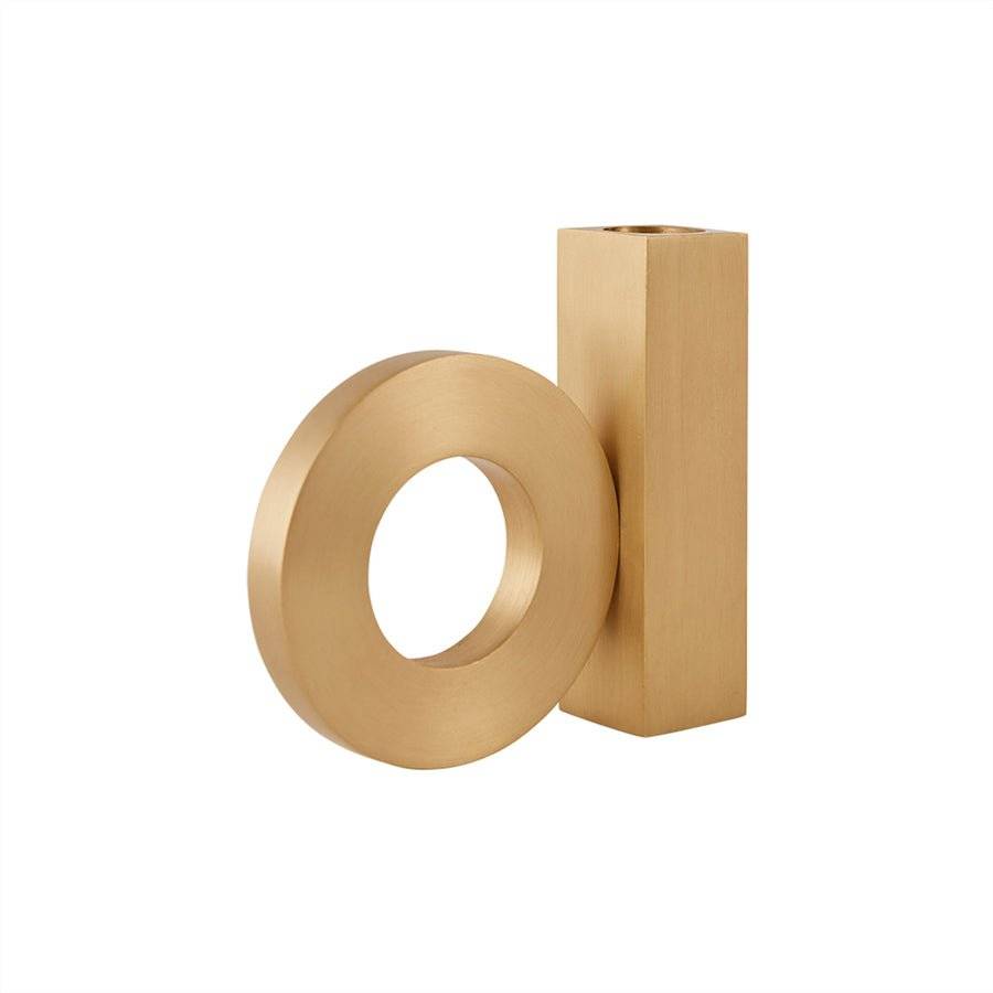 OYOY Living - Baari Solid Brass Candleholder
