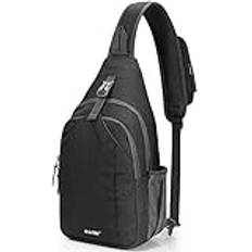 G4Free Sling ryggsäck bröst axelväska crossbody gym dagryggsäck för utomhus cykling resor vandring unisex