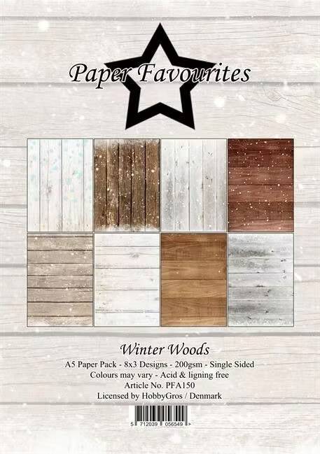 Paper Favourites Paper Pack "Winter Woods" A5