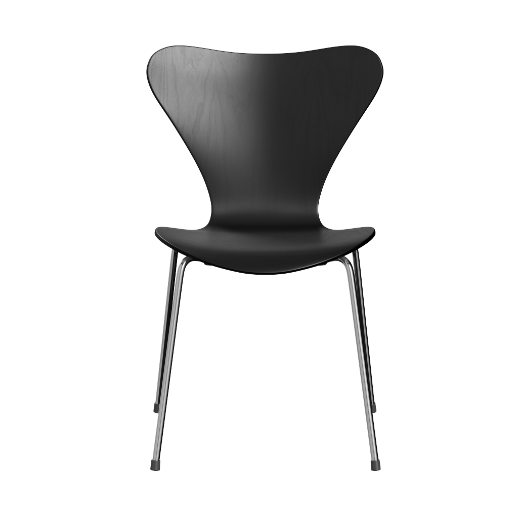 3107 Syver spisebordsstol i farvet ask fra Fritz Hansen.