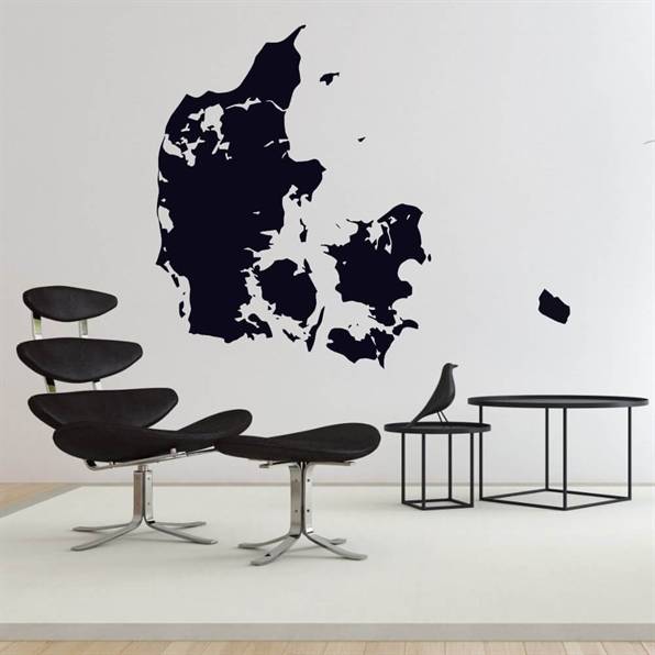 Danmark - wallstickers fra Walldelux.dk