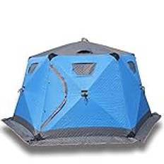 Camping Tent Winter Ice Fishing TentThicken Cotton Fishing TentPortable Ice TentThickened Cotton Warm Outdoor for 4-6 Person Ice Fishing Shelter