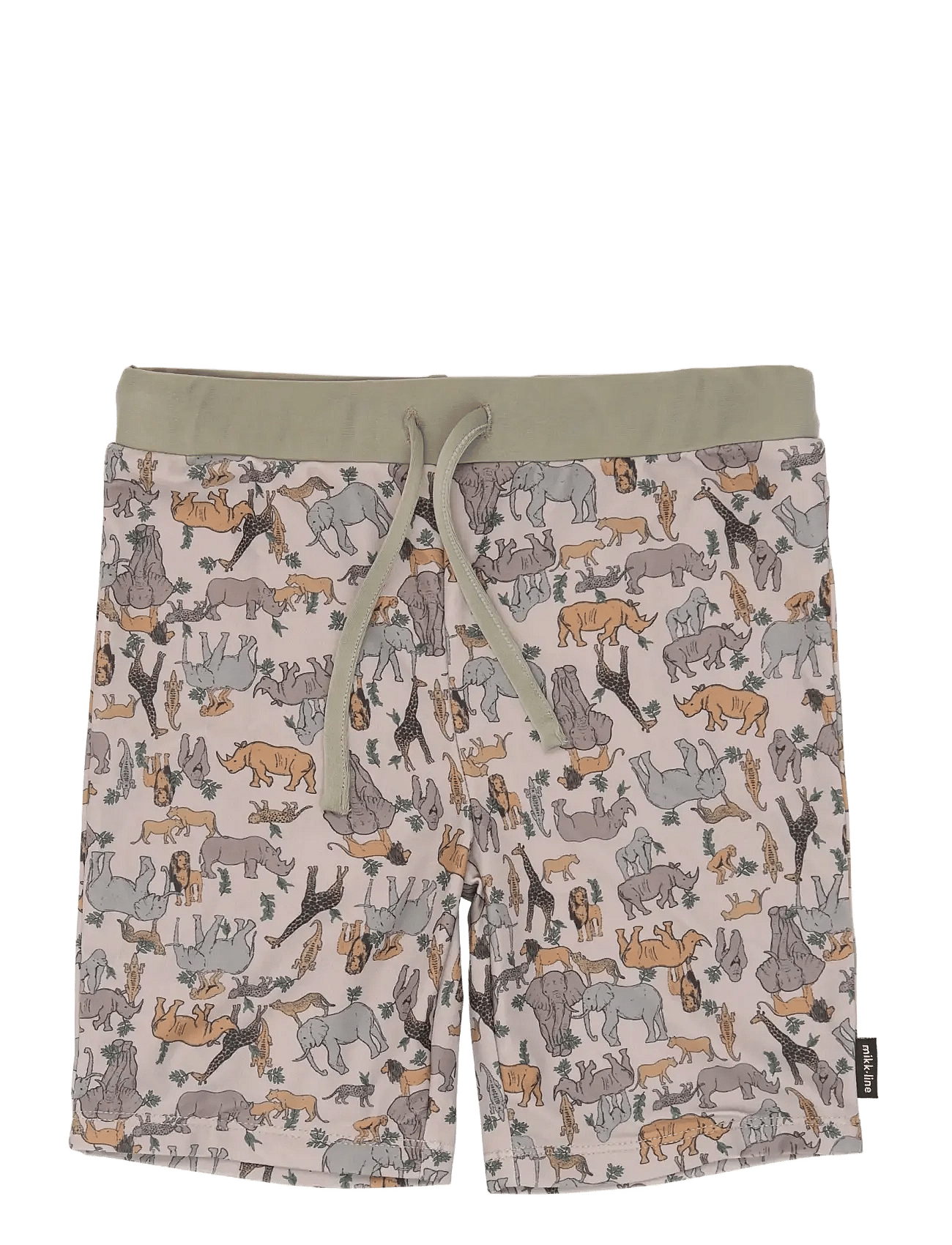 mikk-line Swim Pant Uv Long Aop, Grs - Multi/patterned - 110/116 cm