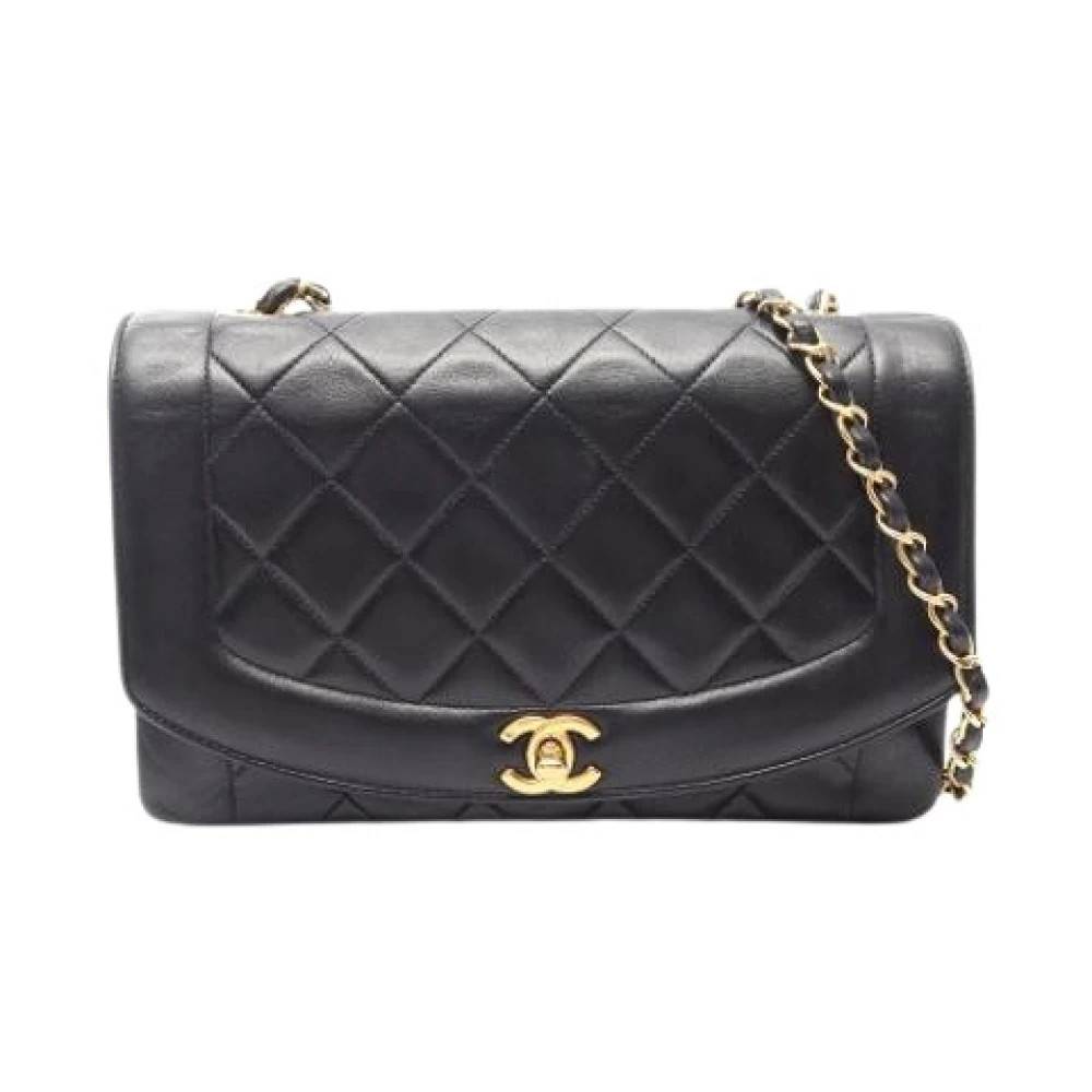 Chanel Vintage Pre-owned Vintage Skuldertaske - Vintage - Dame - Sort - ONE SIZE - Uld