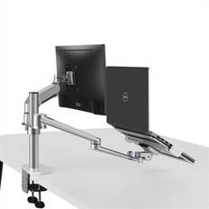 UPERGO OL-3S Dual Purpose Monitor and Laptop Arm Mount 17-27inch Monitor Holder Mount and 10-17inch Laptop Support