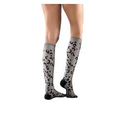 Mabs Cotton Knee Grey Leopard M