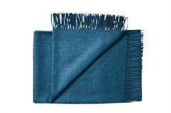 Cusco Plaid (Alpaca Uld) 130 x 200 cm Silkeborg Uldspinderi Vintage Blue.
