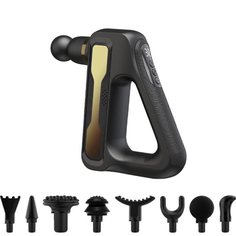 Mini fascia pistol vibrationsmassage muskel bærbar afslapning elektrisk massager fitness enhed højfrekvent nakkemembran pistol