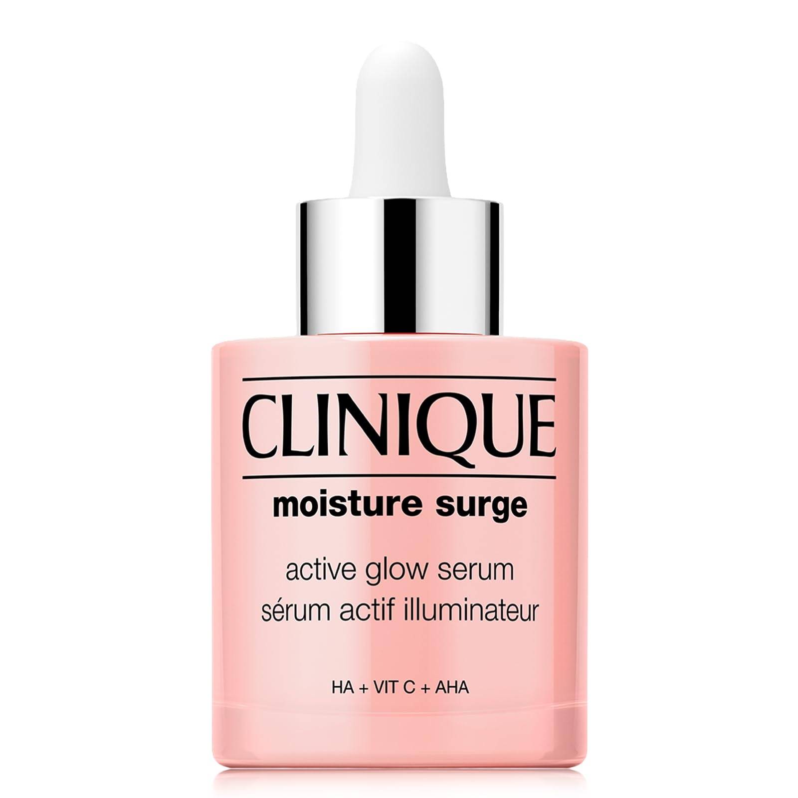 CLINIQUE Moisture Surge Glow Refine Serum 30mL | Exfoliates, moisturizes, and improves radiance. Prevents dryness and roughness. Hydrates and retains