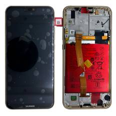 Huawei P20 Lite Skärm LCD display inkl batteri - Guld