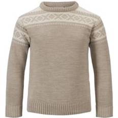 Dale of Norway Cortina Kids Sweater - Överdragströjor merinoull - Barn Sand Mel / Off White 4 år