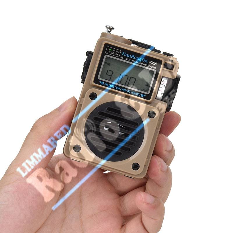 HanRongDa HRD-701 Portabel kortvågsradio med blåtand