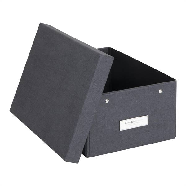 Bigso Box of Sweden - Opbevaringskasse Small - Karin - Sort