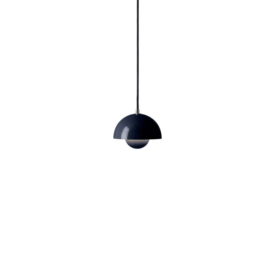 Flowerpot VP10 Pendel af Verner Panton Steel Blue - Jacobsen Plus