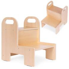 Kökshjälp kökshjälp barntrappa plywood ECOTOYS