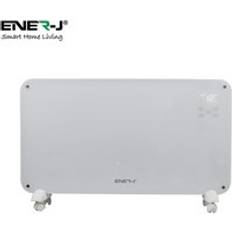 Ener-J WiFi Smart Heater 2000W, White Tempered Glass