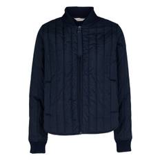 Louisa Short Jacket | Navy | Jakke fra Basic Apparel - X-Small